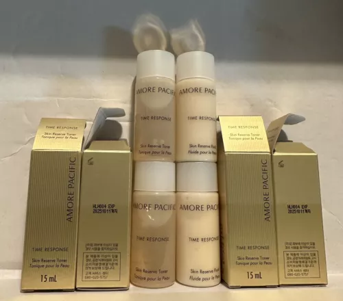 AMORE PACIFIC TIME RESPONSE SKIN RESERVE TONER RESEVE FLUID 15ML4pcs With Box