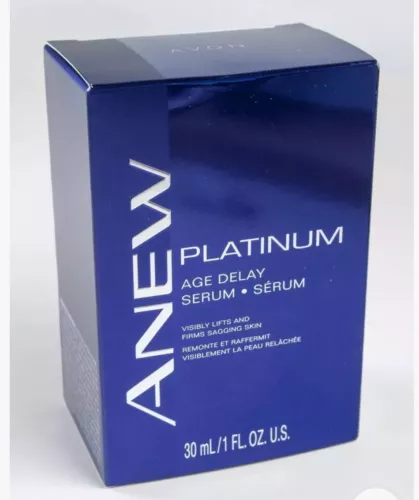 ANEW Platinum Age Delay Serum 1 oz AVON FREE SHIPPING NIB 45 Retail
