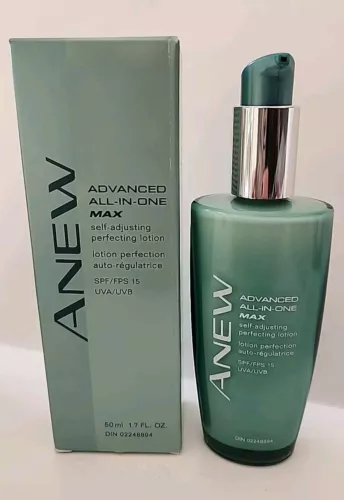 Avon Anew Advanced AllInOne MAX SelfAdjusting Perfecting Lotion 17oz NIB