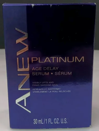 AVON Anew Platinum Age Delay SerumFull Size 1 oz New in Box FREE SHIPPING
