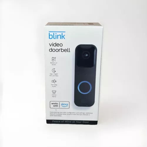 Blink Video Doorbell WiredWireless Two Way Audio HD Video Alexa BRAND NEW