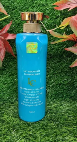 Lait snaptchat Diamond blue Glutathion Collagen lotion 500ml X 1 AUTHENTIC
