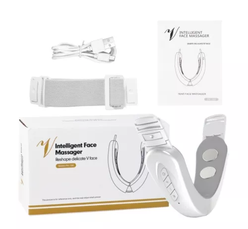 Microcurrent Face Slimming Device Vshaped Double Chin Slimming Massager