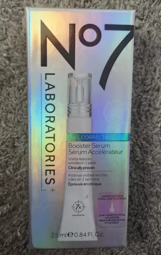 No7 Laboratories Line Correcting Booster Serum for Lines Wrinkles 084 Oz New