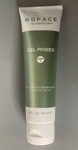 NuFace by CarolCole Gel Primer Step 1 For Normal to Sensitive Skin 5 fl oz