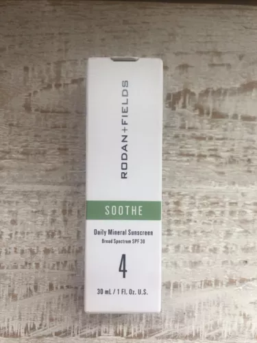 Rodan Fields Soothe Step 4 Daily Mineral Sunscreen SPF 30 Exp 32025