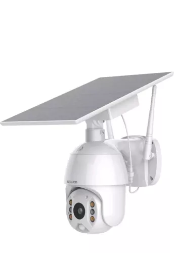 SOLIOM S600 Outdoor WiFi Security Camera 360 Pan Tilt Solar