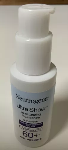 Ultra Sheer Moisturizing Face Serum FragranceFree SPF 60 17OZEXP 202405
