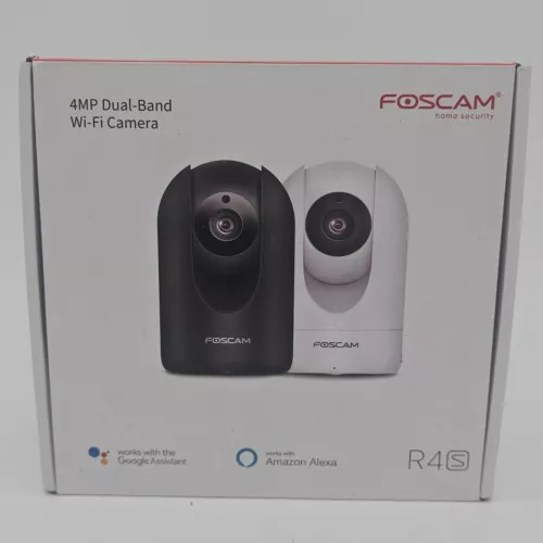 Wifi Camera 4MP Dual Band Black Foscam R4S