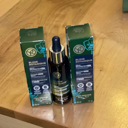 Yves Rocher Elixir Botanique RECOVERY NIGHT SERUM 30ml1ozauthentic Lot Of 2
