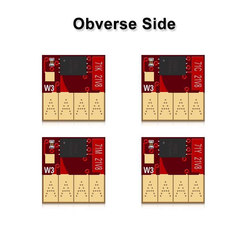 For HP 711 711XL ARC Chip Auto Reset Chip Cartridge Chip For HP DesignJet T120 T520 Printer Permanent Chips 2