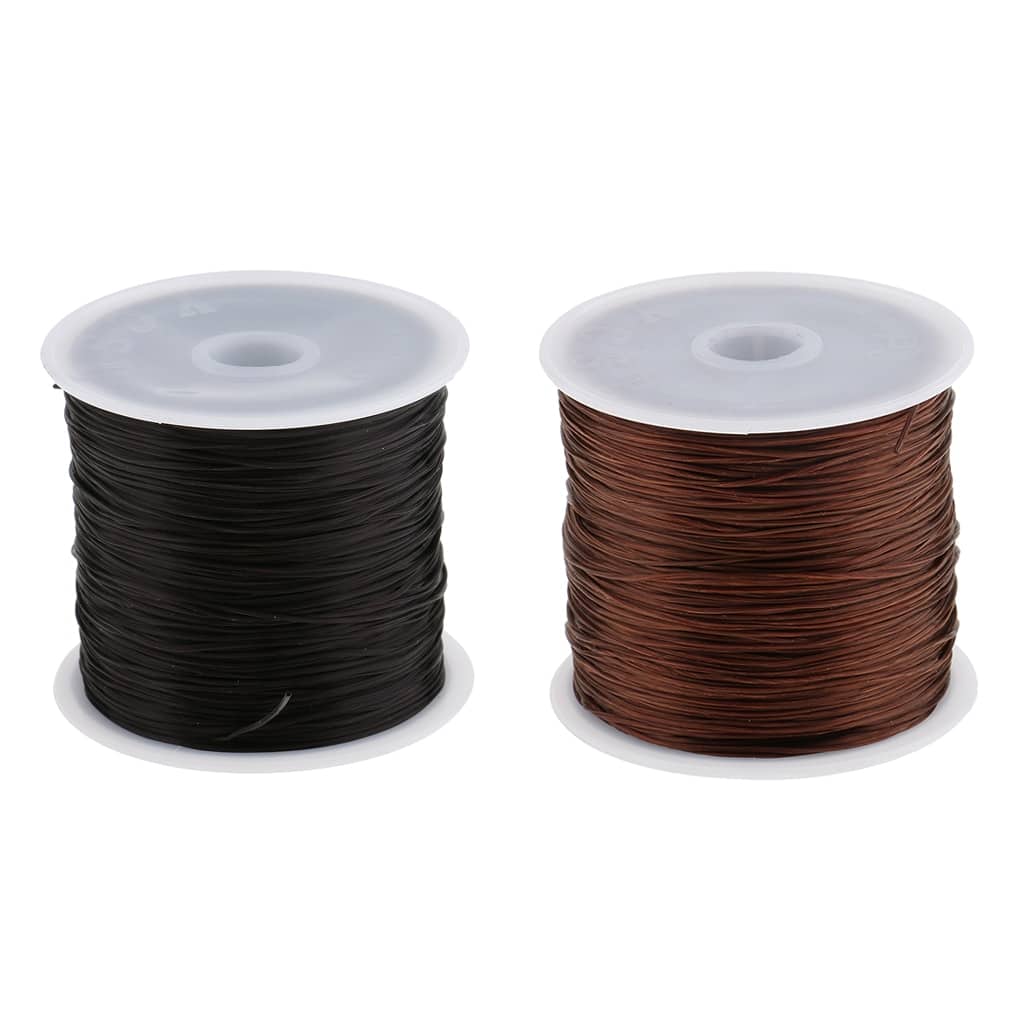 Sewing Cotton Thread 60M Wig Hair Net Weft Hair Extension Weaving Thread New Wig Making Thread Art Braided Beading Cord String Rope Roll