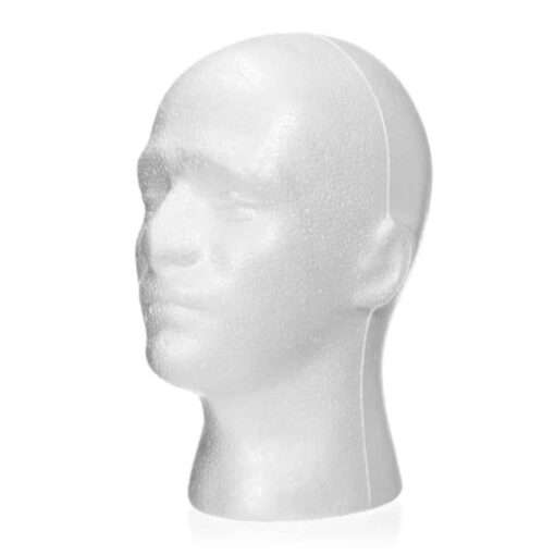 Mannequin Head Male Styrofoam material Model Wig Hat glasses display choose color 1