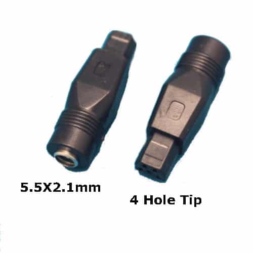 Laptop DC Tip Converter 5.5 x 2.1mm female To 4 pin Male for Toshiba