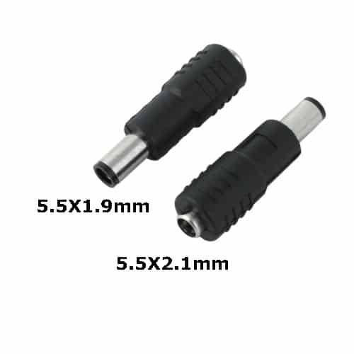 Laptop DC Tip Converter 5.5 x 2.1mm female To 5.5 x 1.9mm male