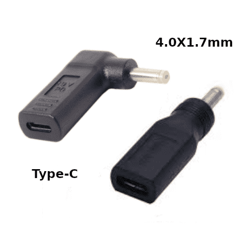 Laptop DC Tip Converter Type-C female To 4.0×1.7mm male Choose type