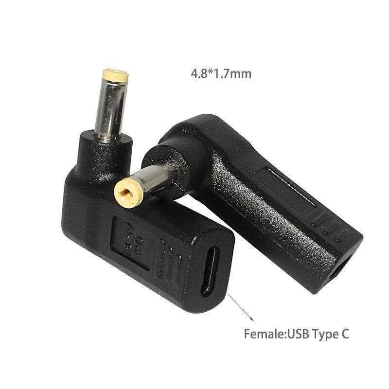 Laptop DC Tip Converter Type-C female To 4.8×1.7mm male