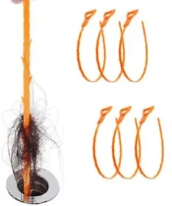 6Pcs Hair Drain Cleaner Tool-25 Inch Snake Drain Clog Remover Tool for Sink Tube