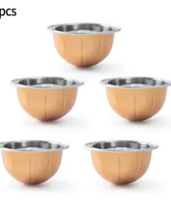 5*Reusable Refill-Coffee Capsule For Nespresso Vertuoline For Vertuo Next