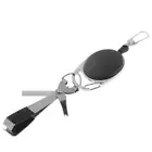1 Piece Fly Fishing Line Hook Cleaner Zinger Retractable Clip