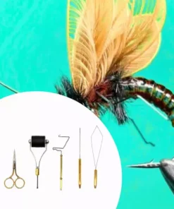 6x Fishing Lures Sturdy Equipment Multifunction Accessory Fly Tying Tool Set