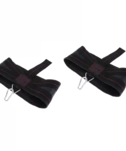 1 Pair Fitness Ab Straps - Pull Up Bar Hanging Leg Knee Raiser & Carabiners for