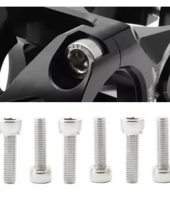 6 Pieces Stem Screws M5x18mm Bolts Replacement Bottle Cage Handlebar