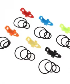 6pcs Fishing Rod Pole Hook Keeper Spoon Lure Holder Tackle