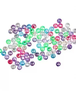 100 Pieces Fishing Lure Terminal Tackle Fishing Connector Round
