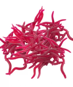 100pcs / Pack Soft Fishing Worms Fishing Lures