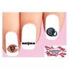 Waterslide Nail Decals Set of 20 - Chicago Bears Football Assorted