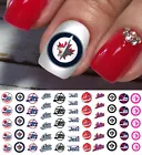 Winnipeg Jets Hockey Nail Art Decals - Salon Quality!