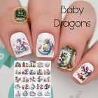 Baby Dragons Waterslide Nail Art Decals Set Of 50 Instructions & Bonus