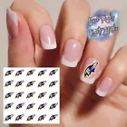 Baltimore Ravens Football Waterslide Nail Decals Set of 50 Instructions & Bonus