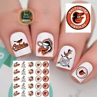 Baltimore Orioles Baseball Waterslide Nail Art Decals Set Of 50  Instructions