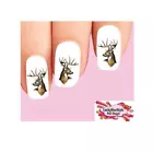 Waterslide Nail Decals Set of 20 - Deer Buck with Antlers