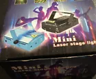 2 Pieces Mini LED Laser Stage Lighting  Holographic Laser Star Projector NEW
