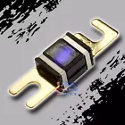 125 AMP 6 pcs GOLD MINI ANL (AFS/MIDI) WAFER FUSES WITH LED LIGHT Car Marine USA