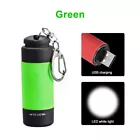 Waterproof Mini Rechargeable LED Light USB Flashlight Lamp Torch Pocket Keychain