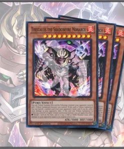 YuGiOh THESTALOS THE SHADOWFIRE MONARCH x3 | DUNE-EN023 Super Rare *NEW*