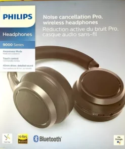 Philips (H9505) Active Noise Canceling Bluetooth Over Ear Headphones Brand New