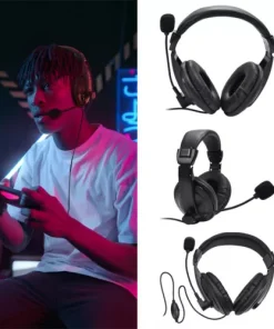 Zummy Wired Gaming Headset with Microphone for Game Counsel PS4 PC Laptop