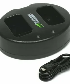Wasabi Power Dual USB Battery Charger for Sony NP-FW50