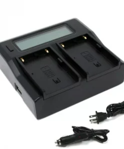 Wasabi Power Dual LCD Battery Charger for Sony BC-U1 and Sony BP-U30, BP-U60,