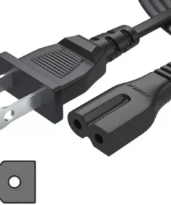 6FT Polarized AC Power Cord Figure 8 For Vizio Sony Emerson Samsung TV US Plug
