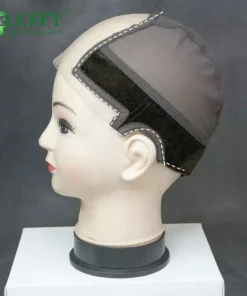 Wig Cap For Making Wigs Brown Swiss Lace Caps With Adjustable Wearing Under Wigs