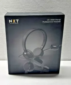 NXT TECHNOLOGIES UC-2000 STEREO PROFESSIONAL HEADSET NOISE CANCELING HSC016 NEW