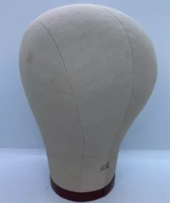 Wig Soft Cork Canvas Block Head For Displaying Mannequin Head Wig Stand 22