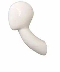 Wholesale Wall-Mount Wig Display Stand, Wigs, Works for Wigs, DurableWhite Gloss