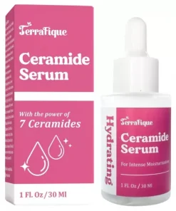 Terrafique Ceramide Serum For Face - Wrinkle Serum with Niacinamide - 1 FL Oz